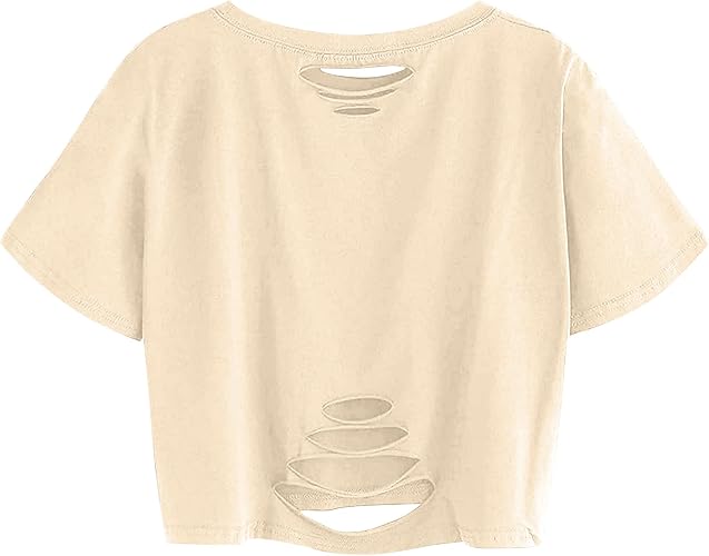 Borvex Floral Journey Distressed Oversized T-Shirt