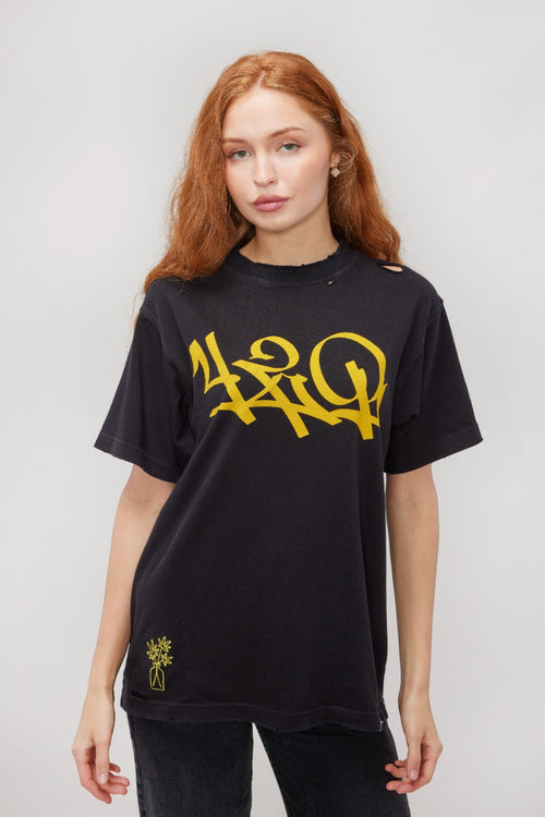 Bloom Distressed Tee